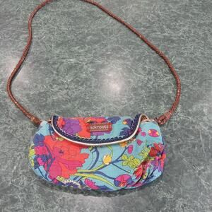 Sakroots Women Floral Crossbody Peace Bag Removable Strap Multiple Pockets Boho